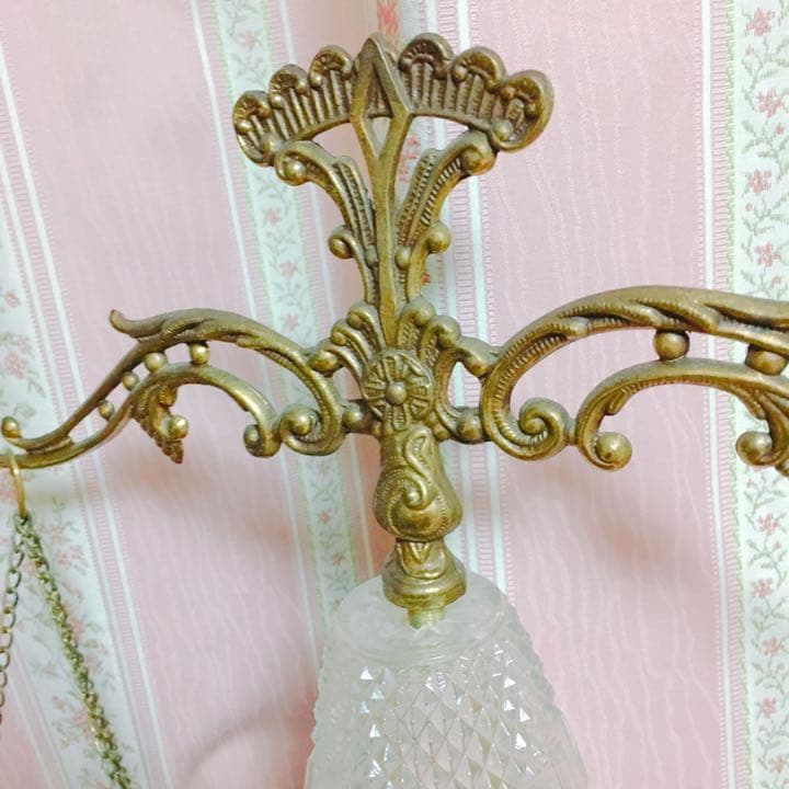 ヴィンテージ 天秤 アンティーク ガラス細工 置物 インテリア クリスタル