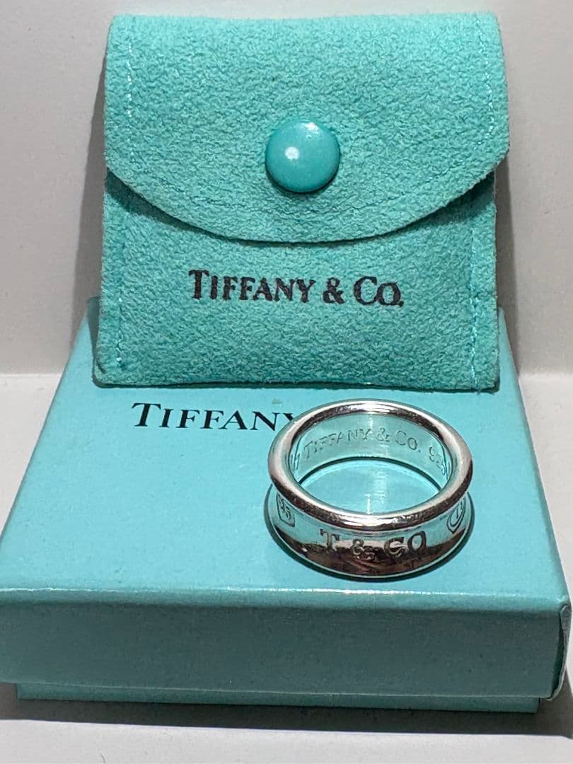 ティファニー1837ナローハンドリング サイズ棒:約9号【箱/ポーチ付】