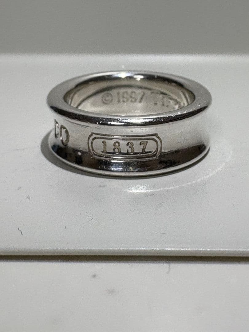 ティファニー1837ナローハンドリング サイズ棒:約9号【箱/ポーチ付】