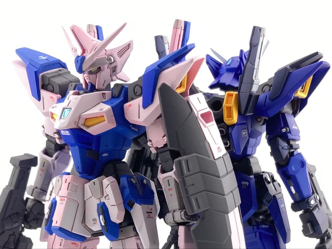 ＨＧ 1/144 ガンダムジェミナス01＆02塗装済完成品セット