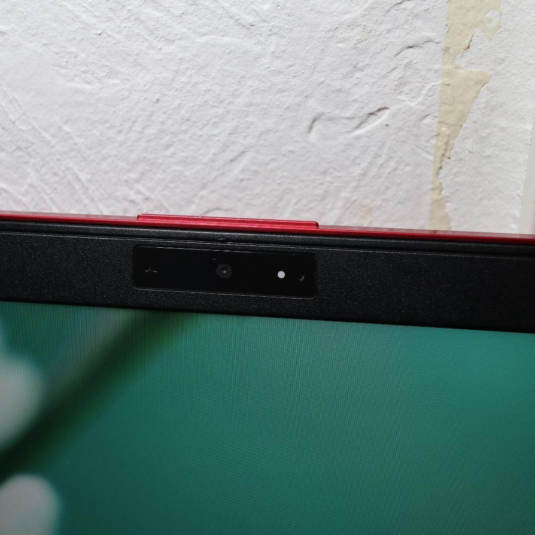 Win11人気の赤8世代Corei7/SSD/メ12G/無線/カメラ/TypeC