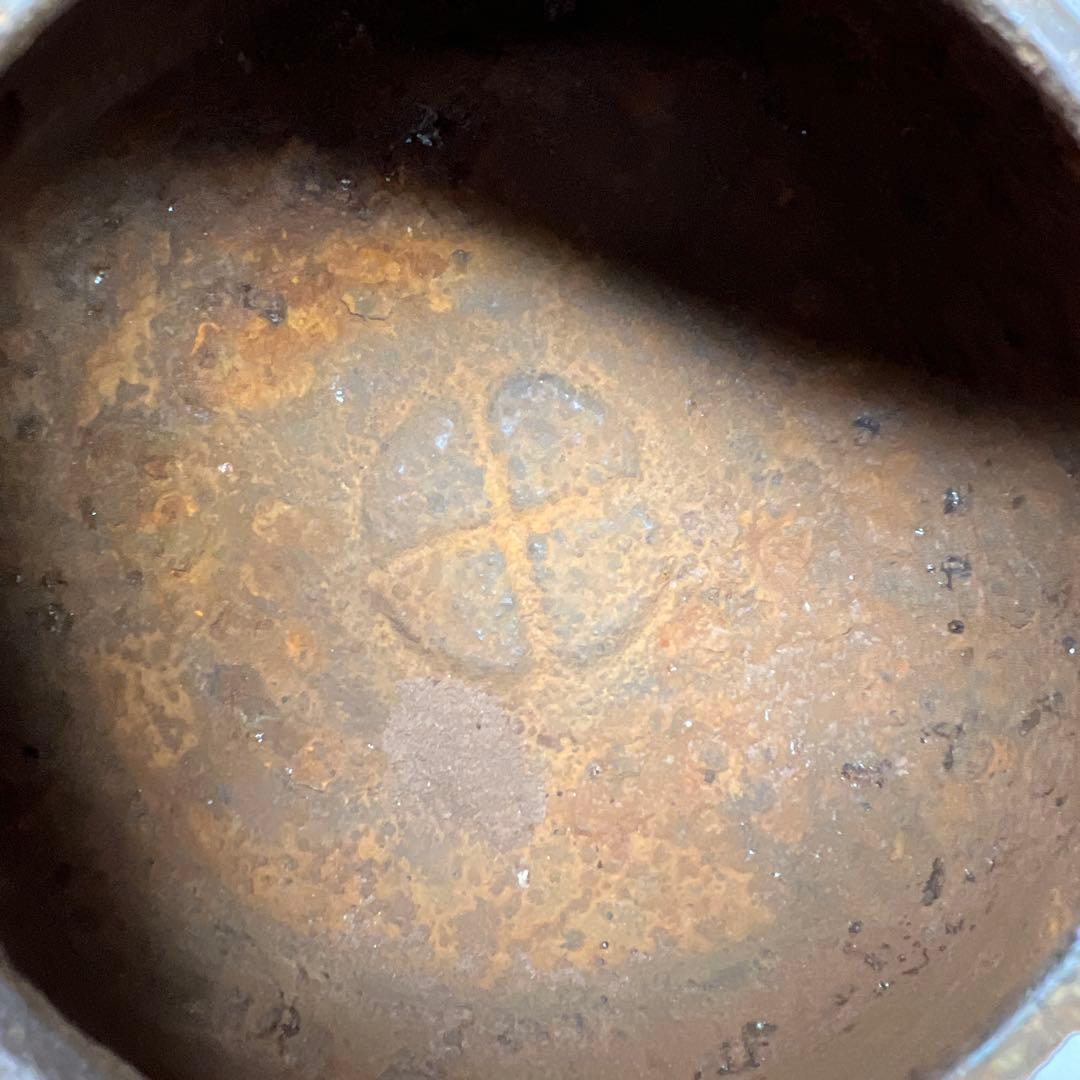 龍文堂　在銘　銀象嵌　鉄瓶　1449g タルサ　東さ7-1201☆2F