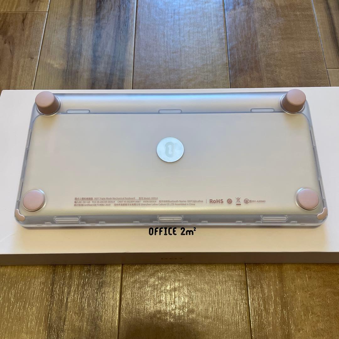 lofree ファンデーションピンク　キーボード 本体