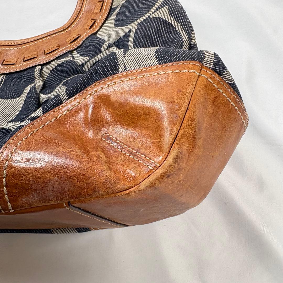 バッグ Coach Ergo Pleated Frame Kiss Rock Bag