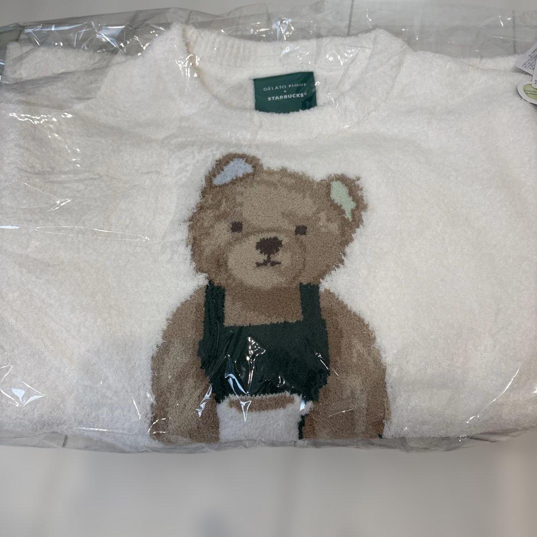 GELATO PIQUE STARBUCKS ルームウェア　オフホワイト　新品