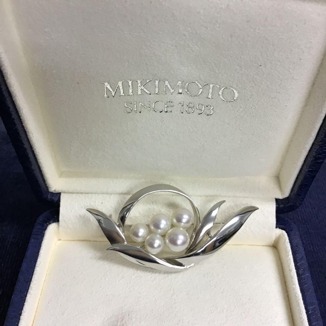 ❣️未使用❣️ Mikimoto ミキモト パールブローチ シルバー