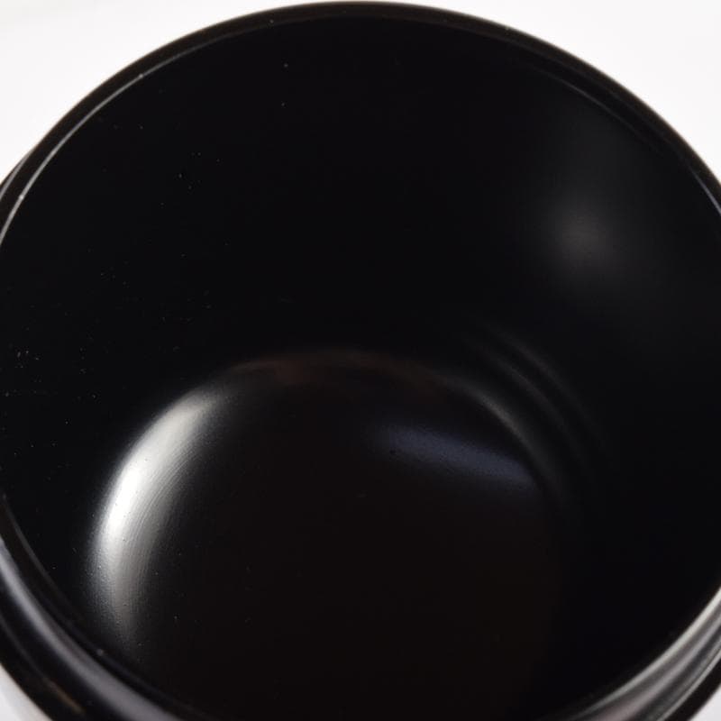 おんちゃん茶道具　大内塗　岡田忠亮作　金蒔絵花文　棗　共箱　V　7021