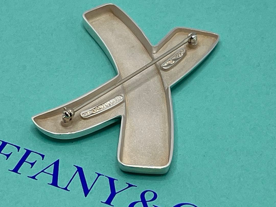 c472 特大　美品　ティファニー　パロマピカソ　ボリューム　キス　ブローチ