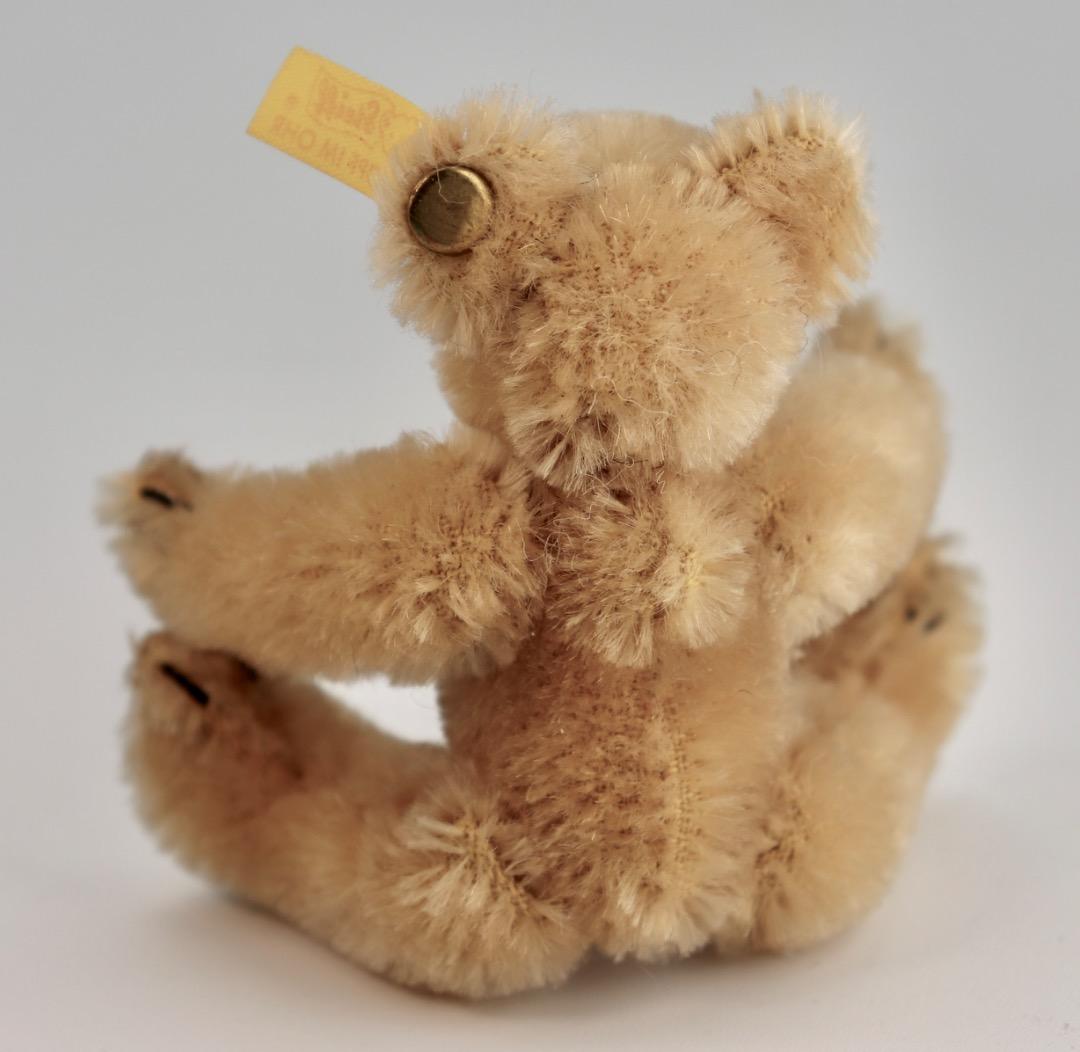 Steiff テディベア 1909年レプリカ・ブラス テディ黄色タグ9cm C