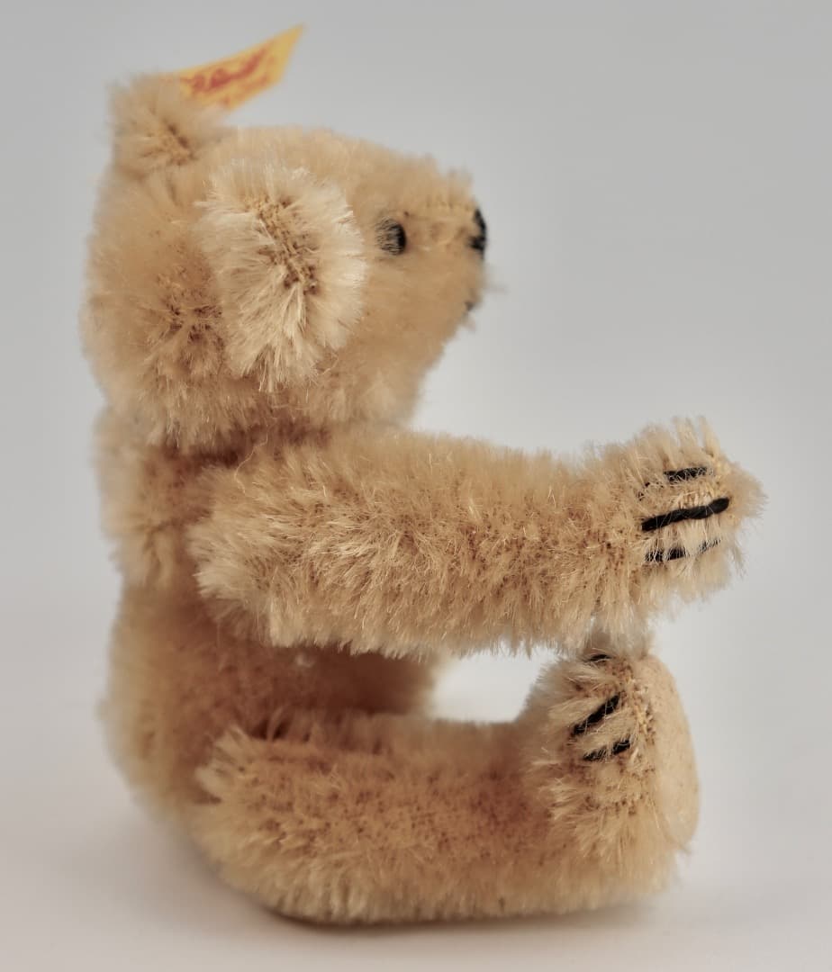 Steiff テディベア 1909年レプリカ・ブラス テディ黄色タグ9cm C