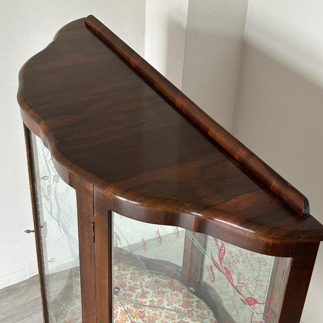 イギリス アンティーク家具 ディスプレイ キャビネット 1930年頃 773A