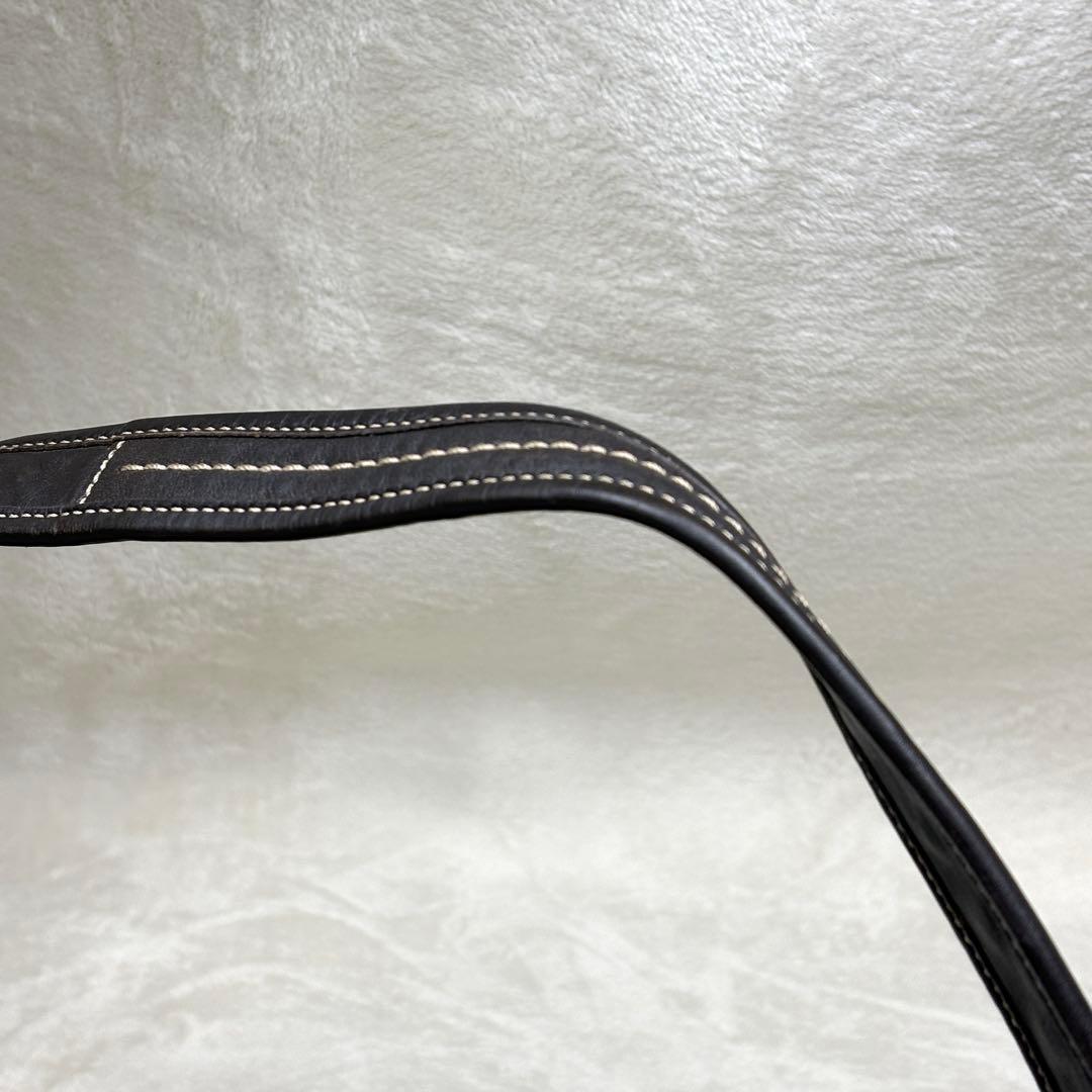 COACH コーチ ワンショルダー バッグ ブラウン シグネチャー 11290