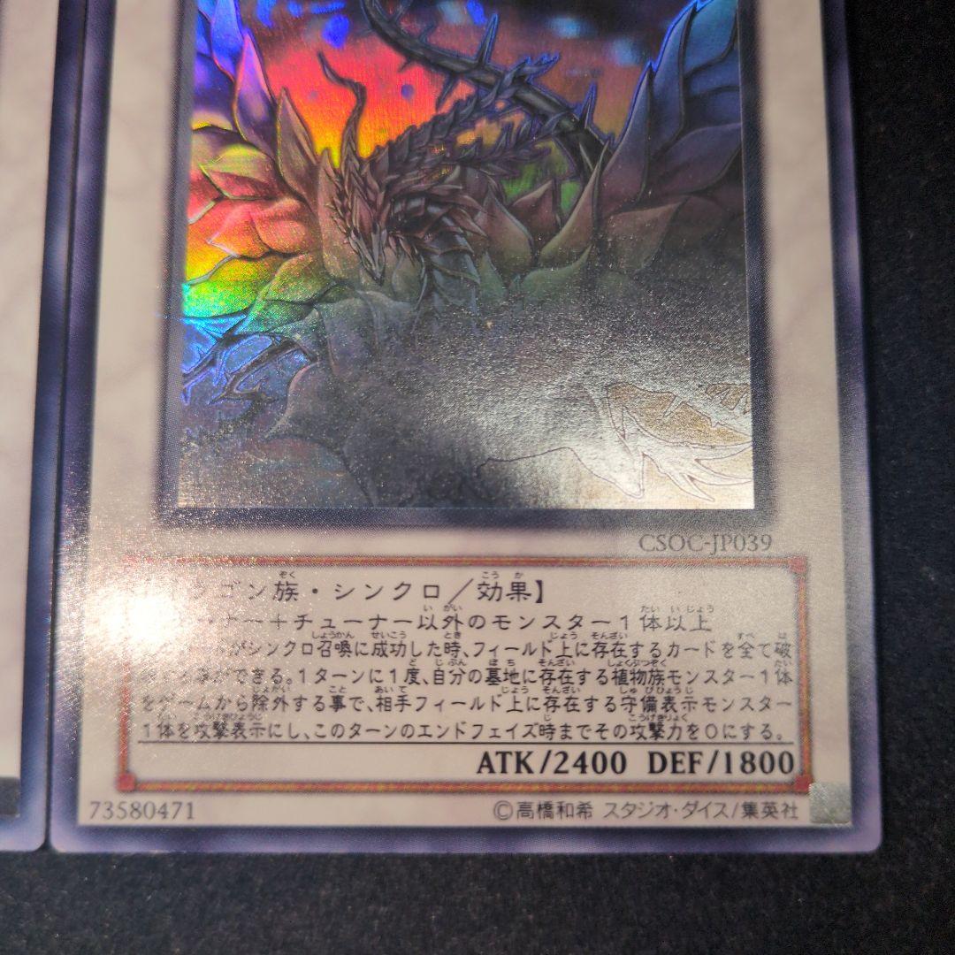 スターダスト・ドラゴン & ブラック・ローズ・ドラゴン ホログラフィックレア