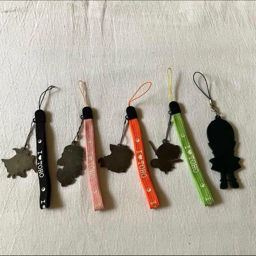 東方Project 鈴仙 咲夜 幽々子 妖夢　ラバーストラップ　コレクション