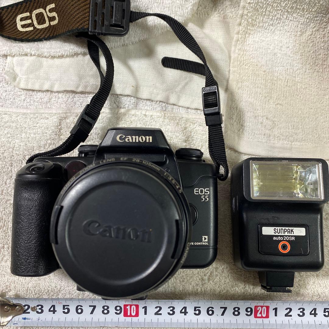 L-23 CANON EOS 55 ジャンク　キャノン　フィルムカメラ　工芸品