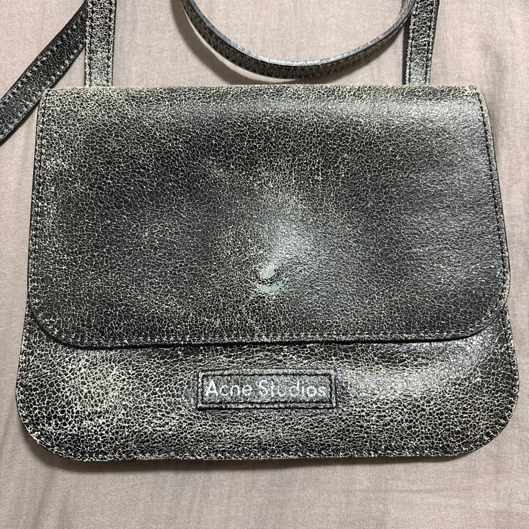 Acne Studios ショルダーバッグ ブラック ミラー付き