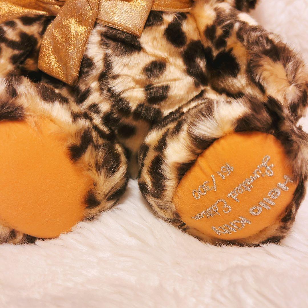 希少レア　ハローキティ　シリアルナンバー　限定品　ヒョウ柄　着ぐるみ　ぬいぐるみ