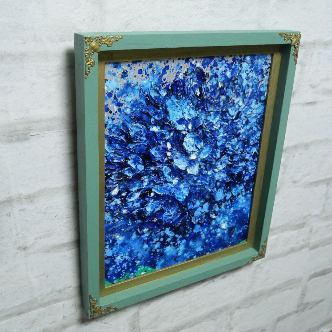 油絵 油彩 油彩画 絵 絵画【梅雨の雨】