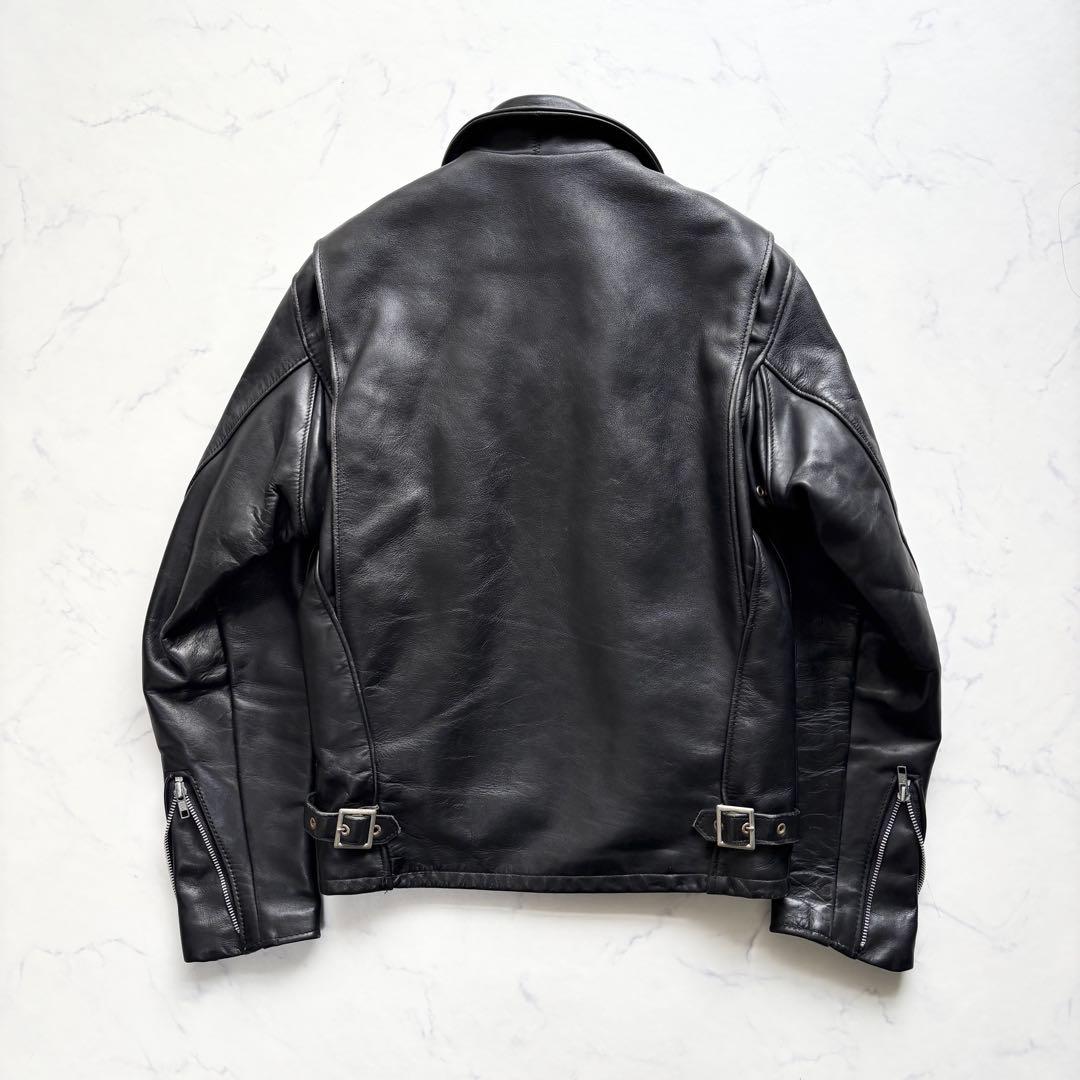 ショット 642 ライダースジャケット ライナー付 USA製 ブラック 34