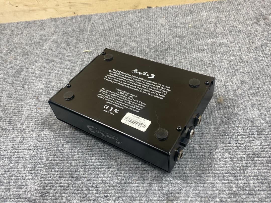 1026 EBS micro bass 3 DI プリアンプ チューナー コンプ
