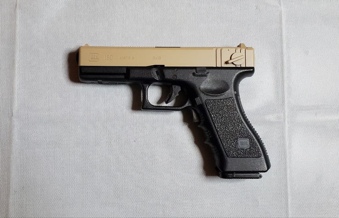 新品　東京マルイ　グロック18C　タンカラー塗装　カスタム　改修品　10禁