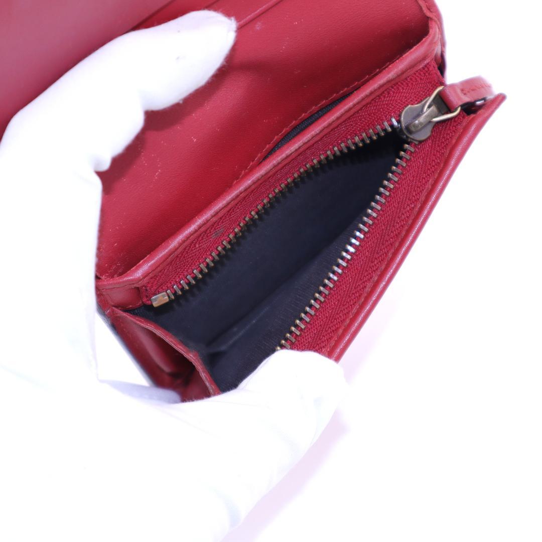 GGスプリーム チェリー PVC 二つ折り財布