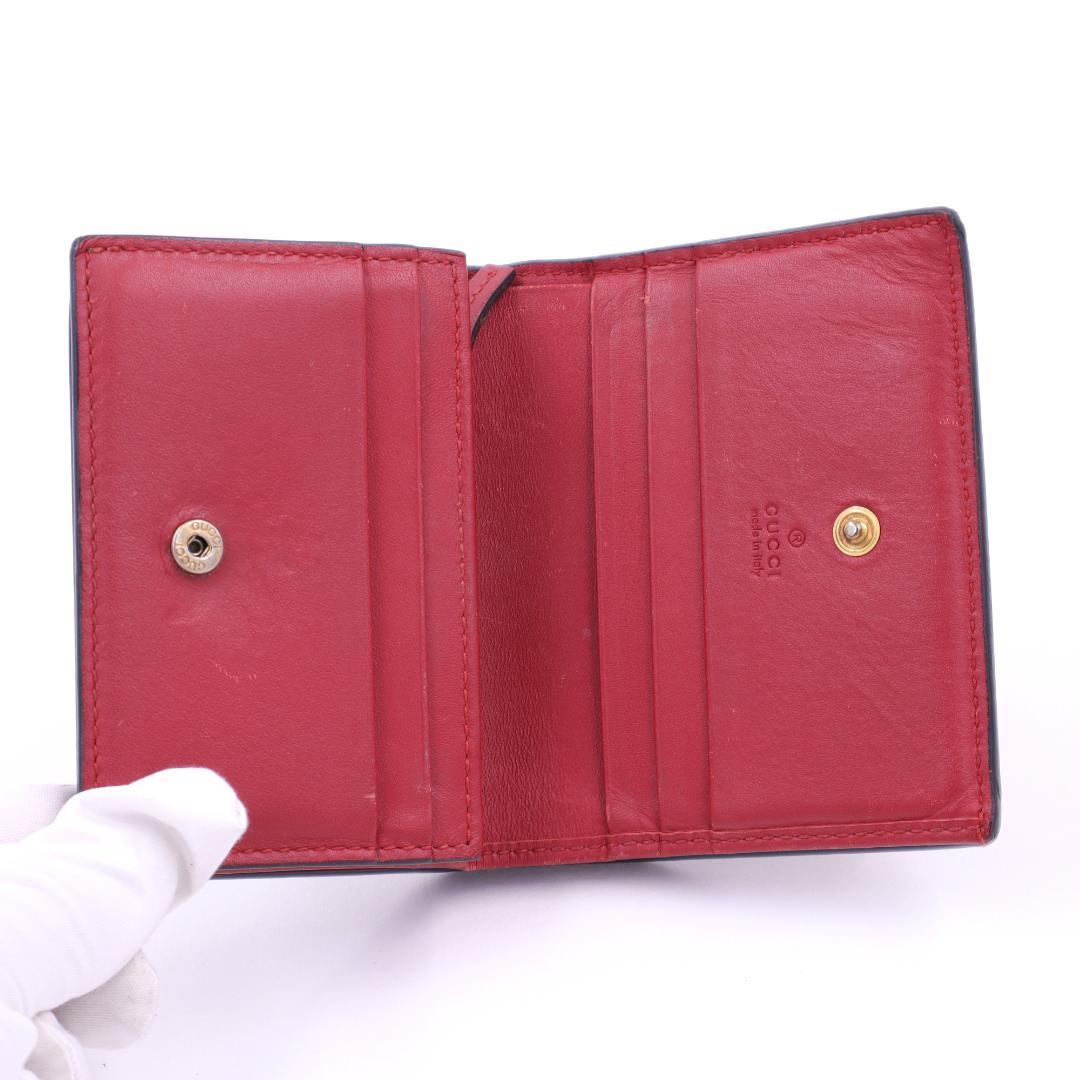 GGスプリーム チェリー PVC 二つ折り財布