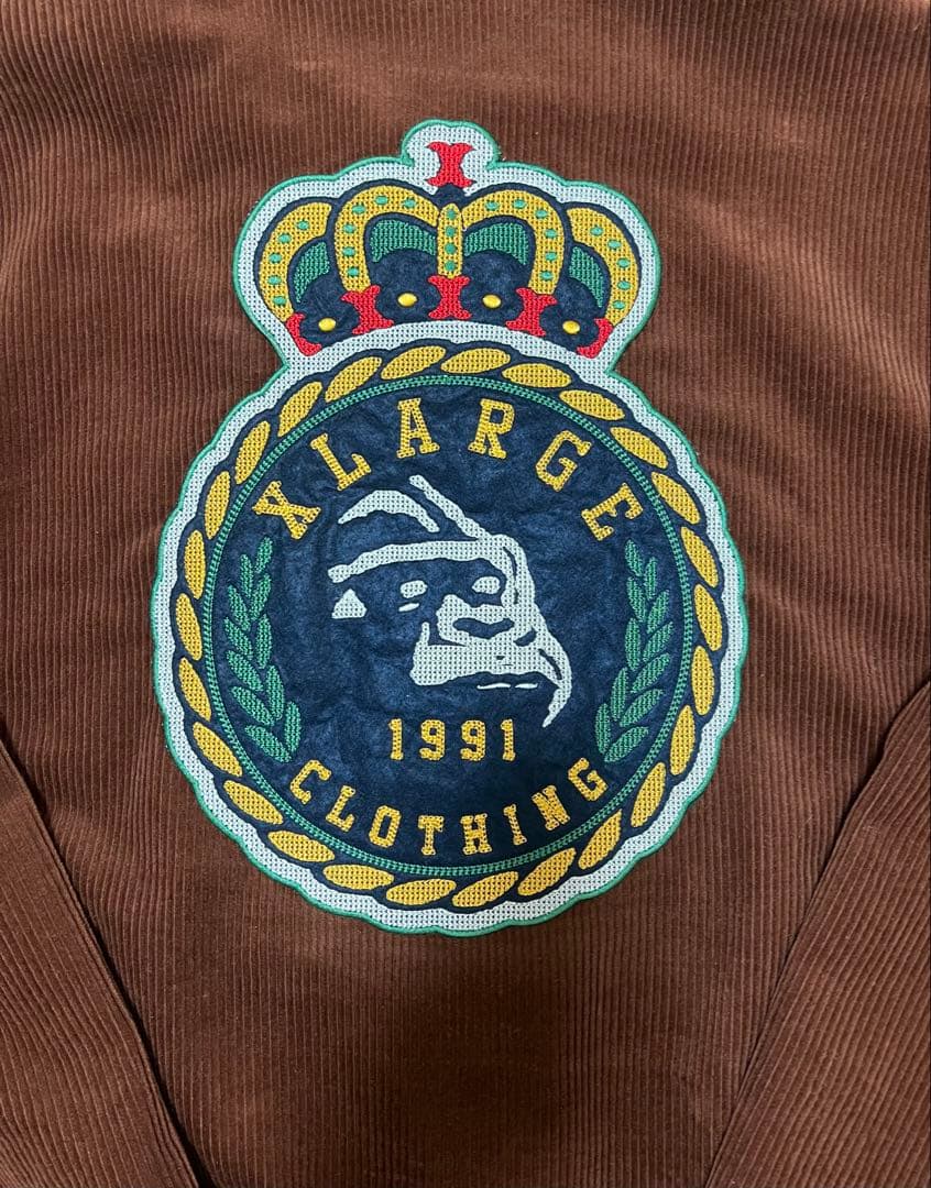 XLARGE コーデュロイジャケット ブラウン M ストリート ゆったり 美品