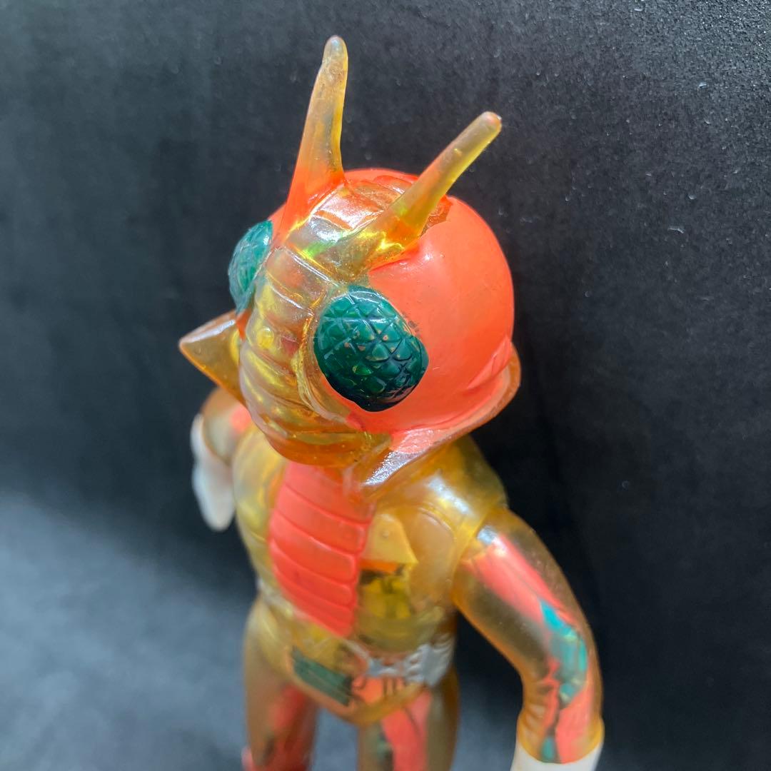 仮面ライダー V3 ポピー 改造人間 ソフビ 当時物 フィギュア