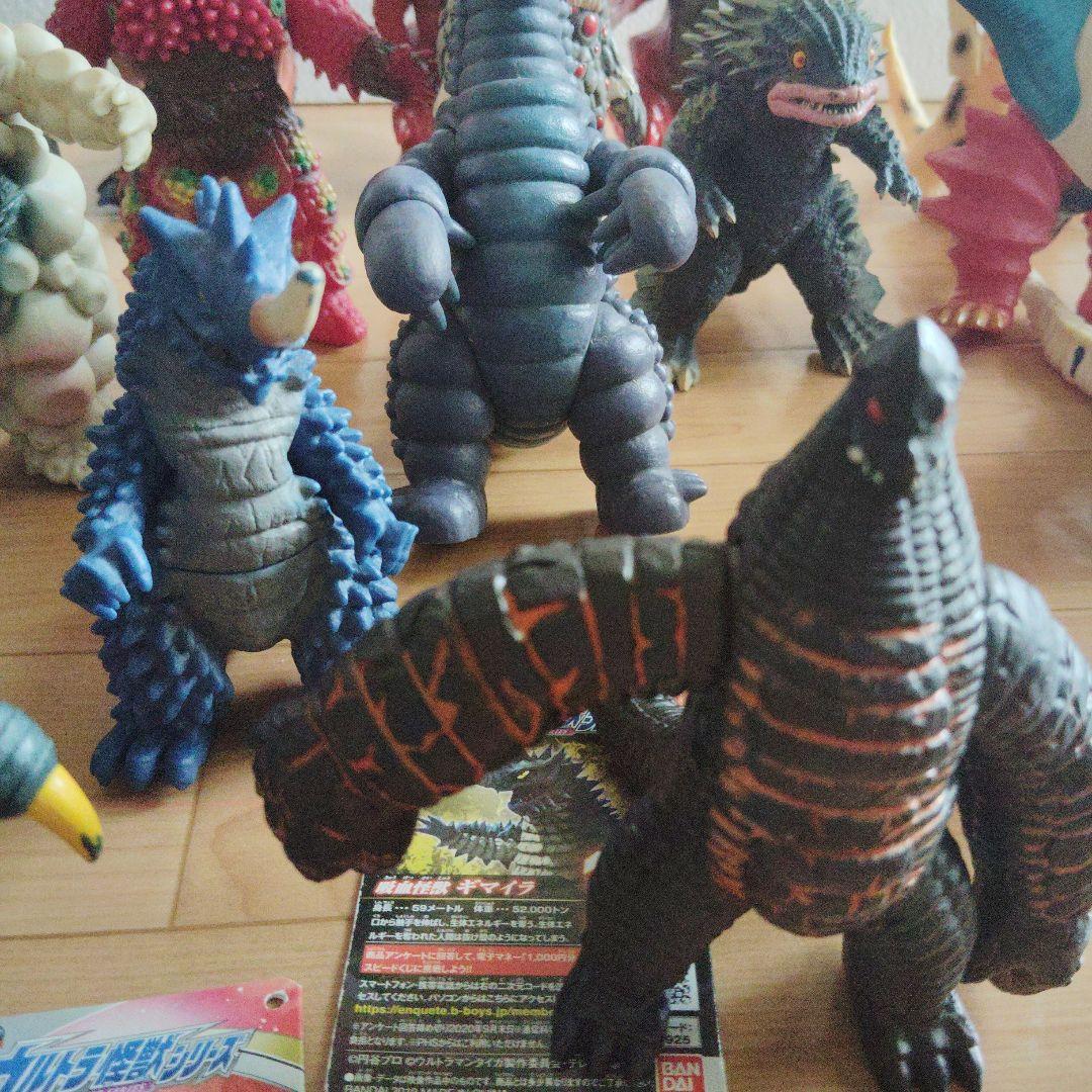 24体セット販売 ウルトラ怪獣 まとめ売り 当時物ソフビ 円谷プロ BANDAI