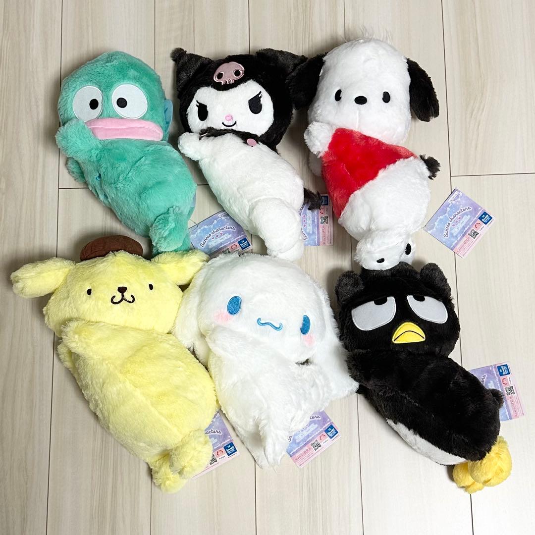 サンリオキャラクターズ　添い寝BIGぬいぐるみ　6個