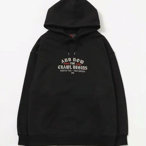 ストレンジャーシングス パーカー ブラック　ニコアンド　L