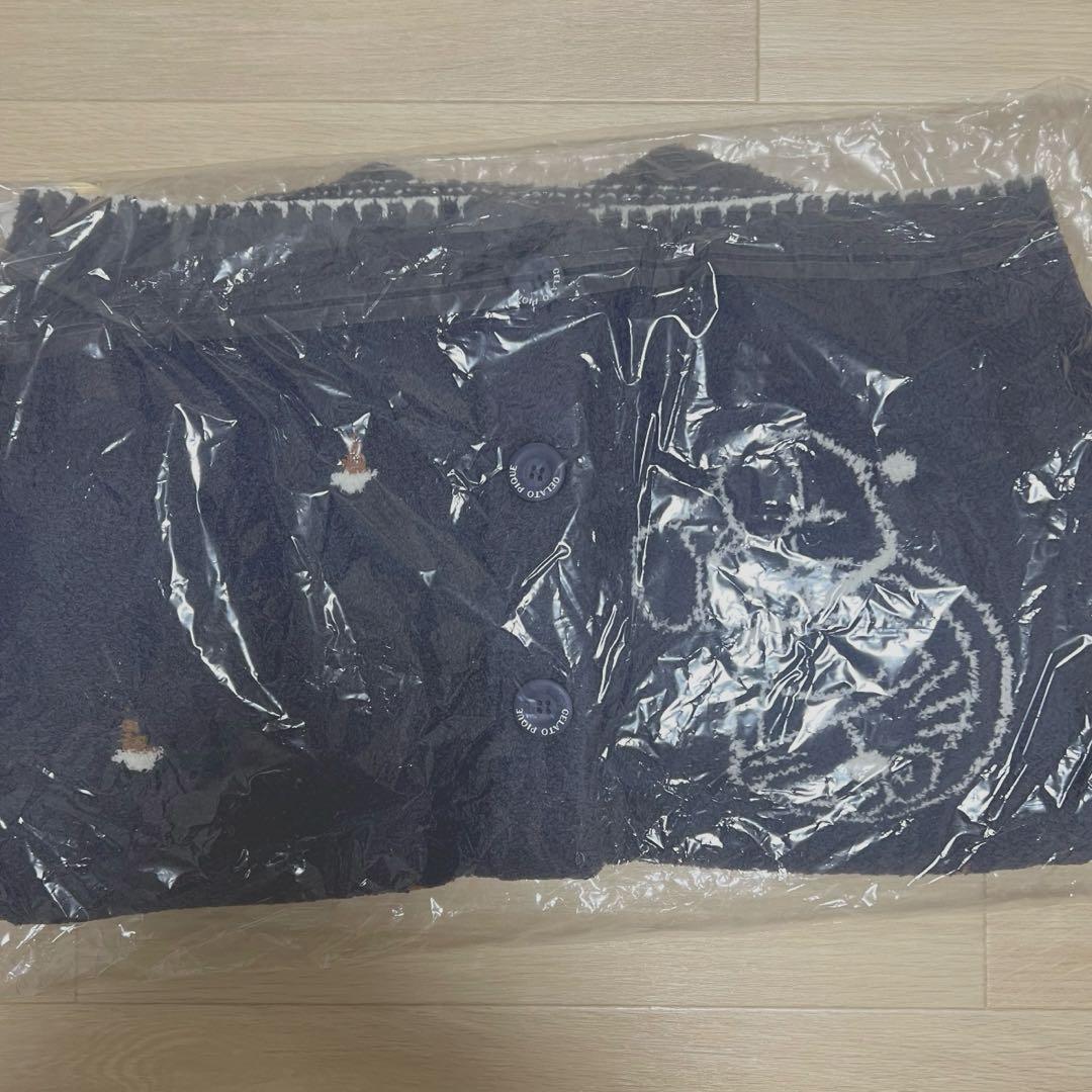 ジェラピケ　【ドラえもん】【メンズ】ベビモコジャガードカーディガン　Mサイズ