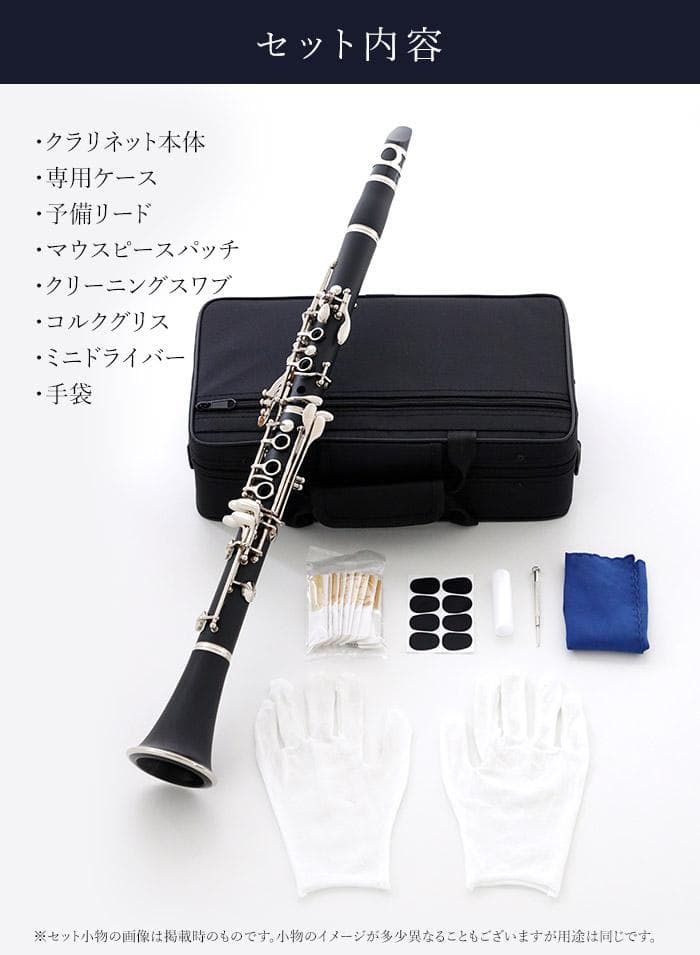 新品 未使用 送料無料 クラリネット セット 予備 リード付
