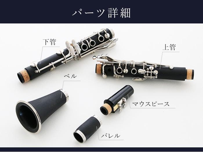 新品 未使用 送料無料 クラリネット セット 予備 リード付