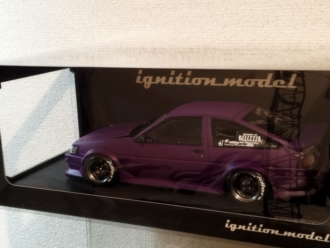 1/18 IG AE86 パープル RWBウィング