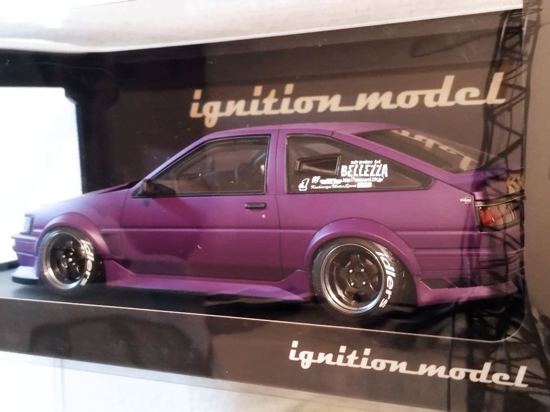 1/18 IG AE86 パープル RWBウィング