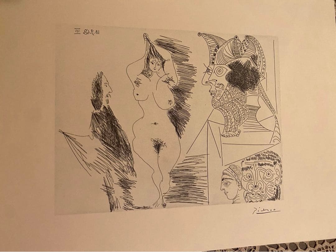 パブロ・ピカソ 20枚セット 額縁 41cm 52cm