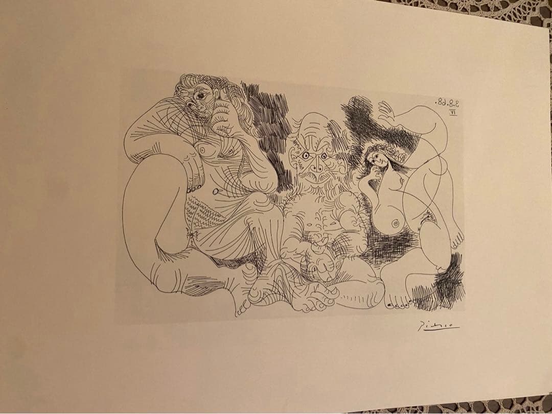 パブロ・ピカソ 20枚セット 額縁 41cm 52cm