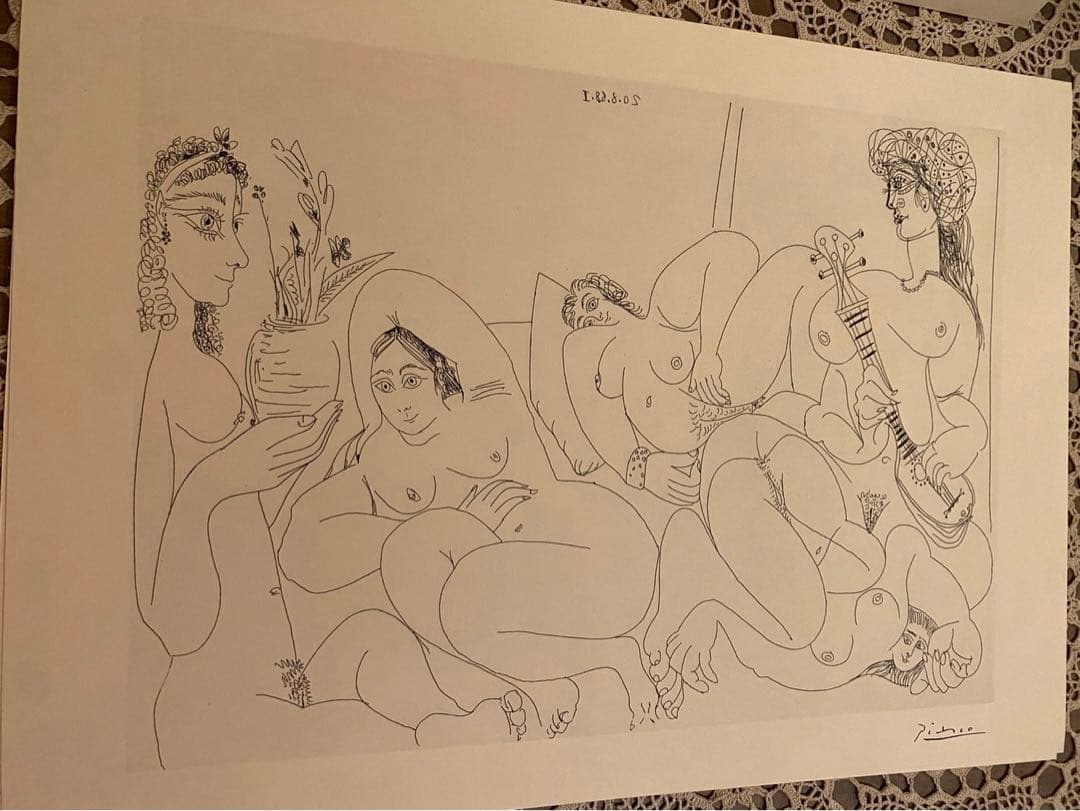 パブロ・ピカソ 20枚セット 額縁 41cm 52cm