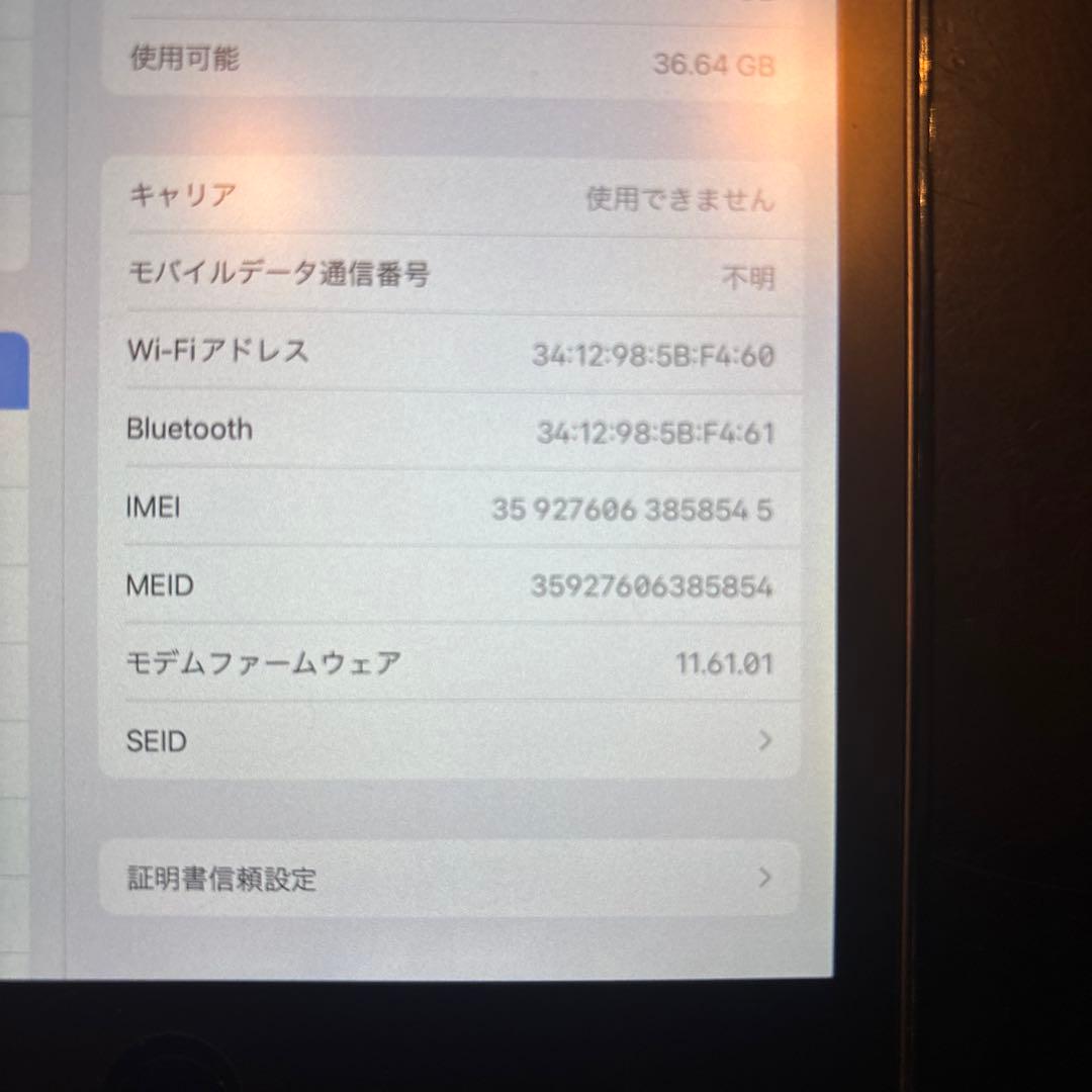 『美品』iPad mini4 128GB スペースグレイ SIMフリー
