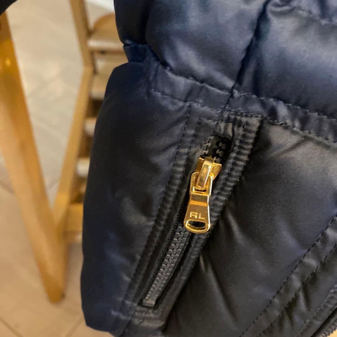 値下げ❣️未使用品❣️ラルフローレンのダウンジャケット24M　ネイビー　男女共用