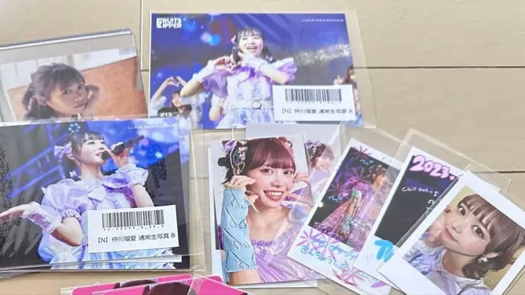 FRUITS ZIPPER 仲川瑠夏アクスタ グッズ まとめ売り