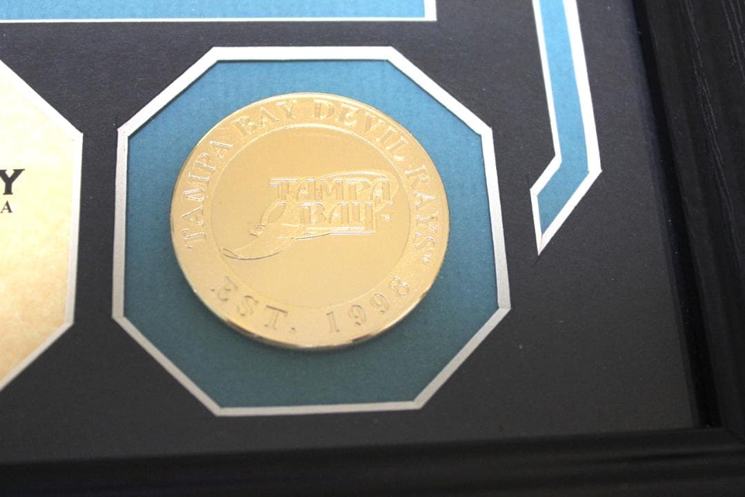 野茂英雄　タンパベイ・レイズ　日米通算２００勝記念フォトフレーム