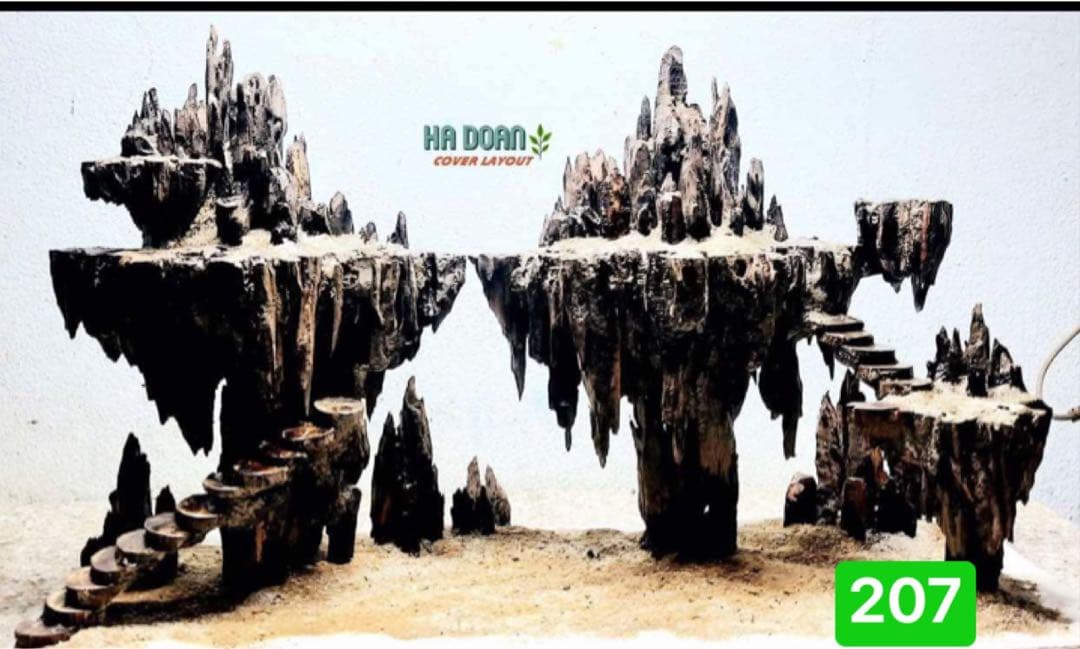 ブランチウッド　．水草用の 流木。流木アクアリウム　. パルダリウム　盆栽流木