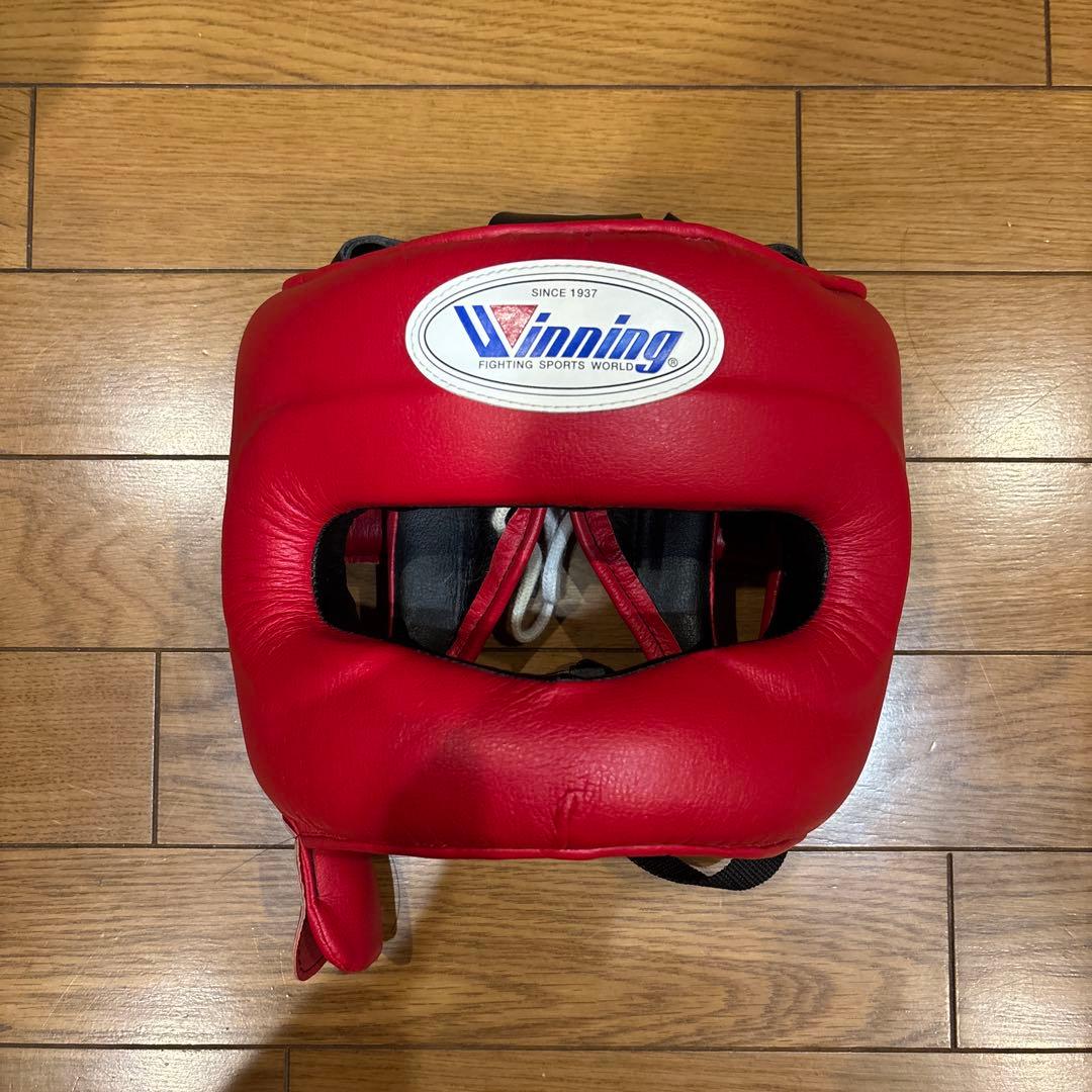 Winning ヘッドギア M 赤