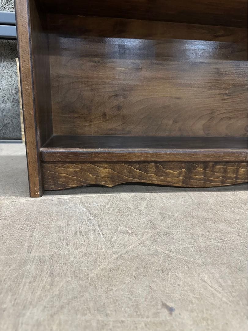 【昭和木材】アンティーク 本棚 書棚 無垢材 収納棚 古家具 昭和レトロ