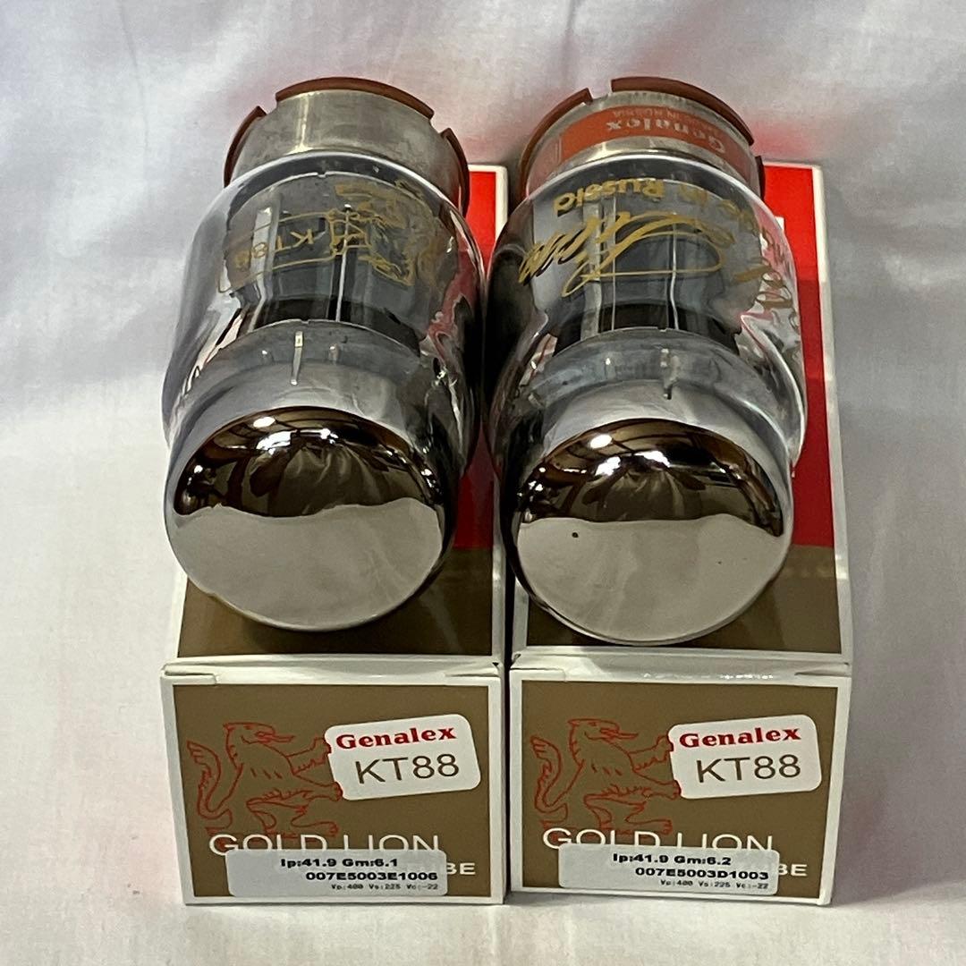 GOLDLION KT88 マッチドペア 真空管 2本セット 6550