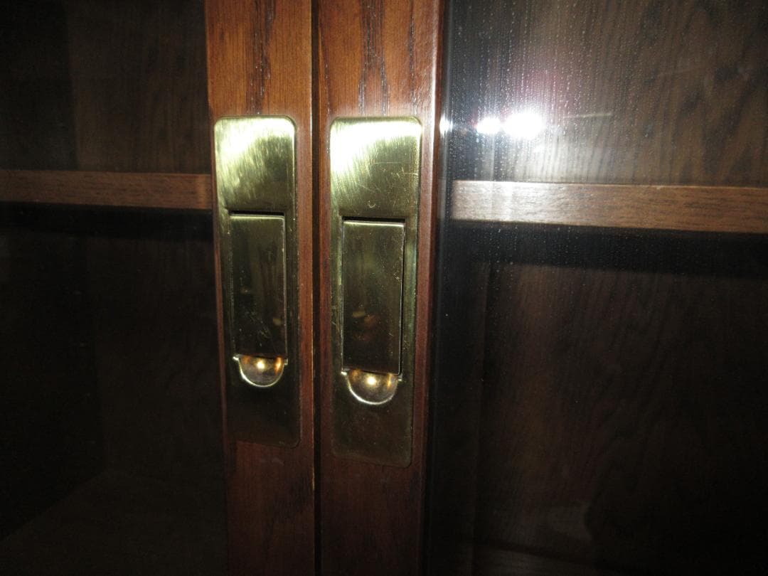 【ヴィンテージ　アンティーク】カリモク　ドマーニ　コーナーキャビネット　真ん中