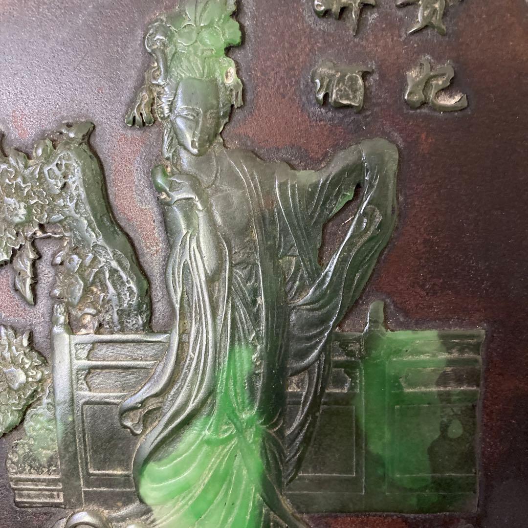 中国　硯箱　書道家